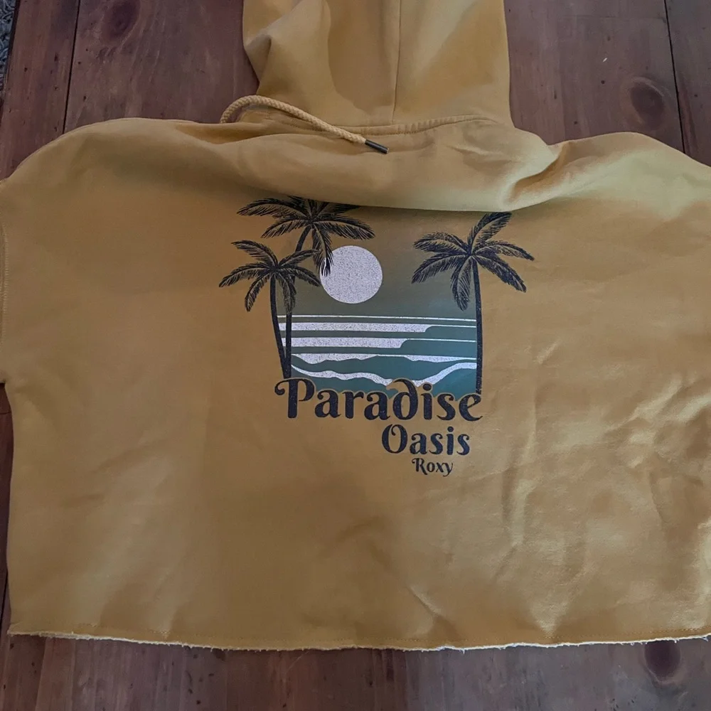 Roxy Aloha Island Hoodie in Ochre - Picture 3 of 6